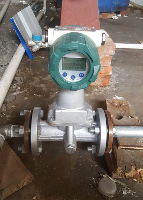 氬氣流量計(jì)現(xiàn)場(chǎng)安裝使用圖