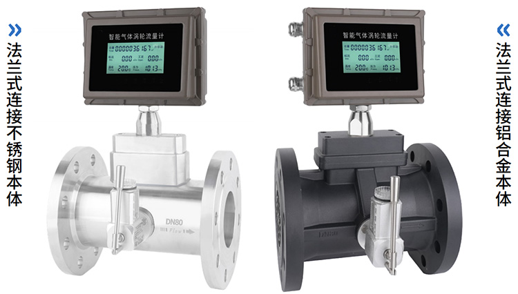 dn80天然氣流量計材質(zhì)分類圖