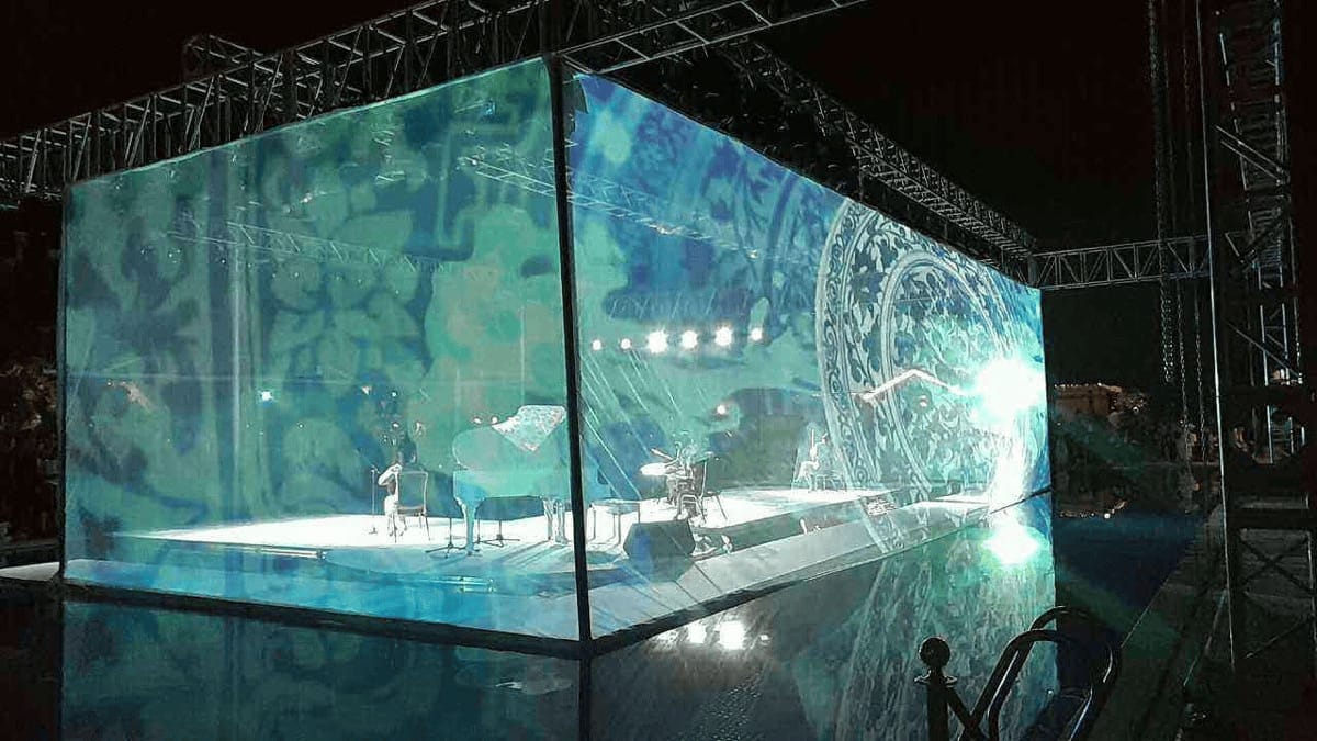 全息紗幕投影-全息舞臺(tái)宴會(huì)廳紗幕投影