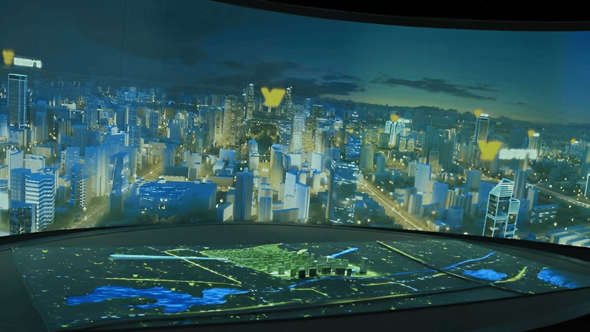 3d立體投影沙盤-互動投影規(guī)劃電子沙盤